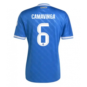 Billige Fotballdrakt Real Madrid Eduardo Camavinga #6 Replika Tredjedrakt 2025-26 Kortermet
